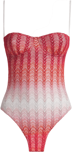 Missoni Women's Ombré Zigzag Underwired Swimsuit