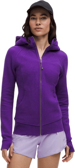 lululemon Women's Purple Scuba Full-Zip Hoodie