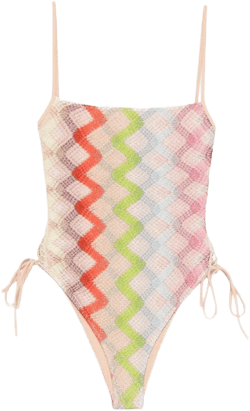 Missoni Women's White Zigzag-Pattern Swimsuit