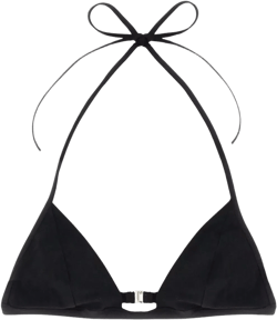 Rick Owens Women's Black Halter Neck Bikini Top Hollywood