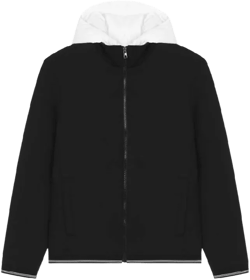 Michael Kors Men's Black Long Sleeve Hooded Jacket