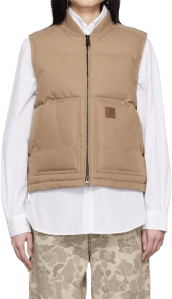 Carhartt Women's White Drapery Canvas Jacket