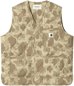 Carhartt Women's Metallic W Skyler Vest Camo Duck Desert