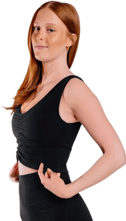Cheeky Cherry Women's Ruched Sports Bra