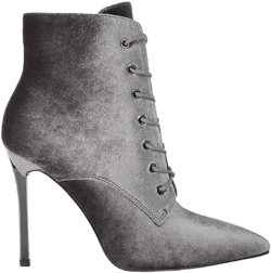 Womens bornsta velvet high heeled velvet boots
