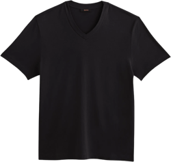 100% Pima Cotton Luxe Touch V-Neck Tee