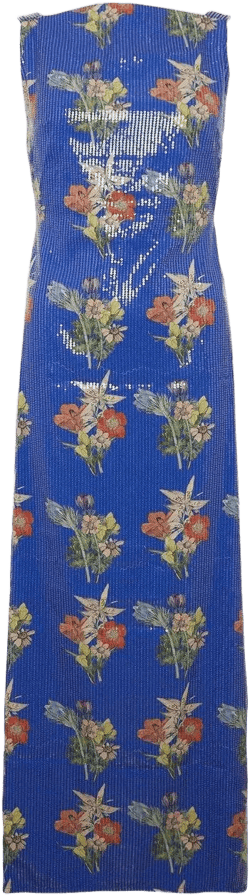 WH x The British Museum: The Charles Rennie Mackintosh Collection Printed Sequin Midi Dress