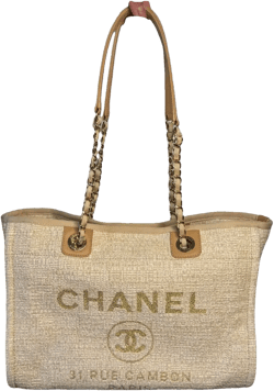 Deauville Chain cloth tote