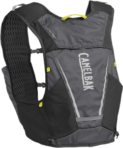 CamelBak Ultra Pro Running Hydration Vest, 34oz Large Graphite/Sulphur Spring