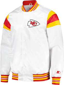 Starter Men's NFL Satin Full-Snap Varsity Jacket