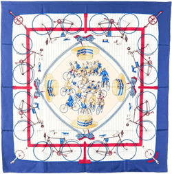 20th Century Les Becanes Silk Scarf scarves
