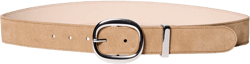 LIFETIME SOLID BRASS SUEDE WIDE BELT