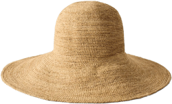 SUNBEAM RAFFIA WIDE-BRIM HAT
