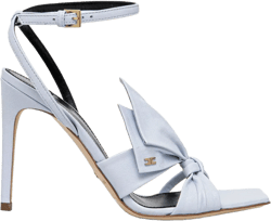 knotted bow-detail stiletto sandals