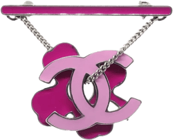 2004 flower dangle brooch