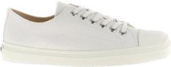 Edge square-toe canvas sneakers