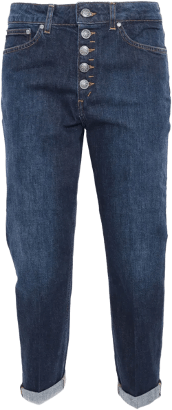 Koons button-fastening jeans