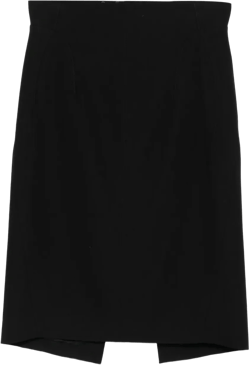 panelled midi skirt