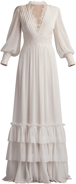 lace-embellished dress