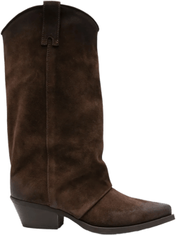 50mm pointed-toe suede cowboy boots