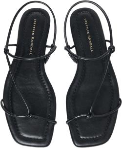 Eleanor Black Strappy Sandal