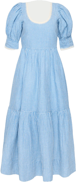 Gillian Puff-Sleeve Dress