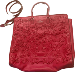 Leather tote