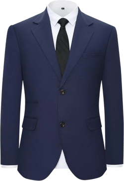Men's Suits Slim Fit Casual Knit Blazer Sport Coats Suits Jacket Lightweight Wedding Business Party Two Buttons Men Blazer Navy Blue X-Small