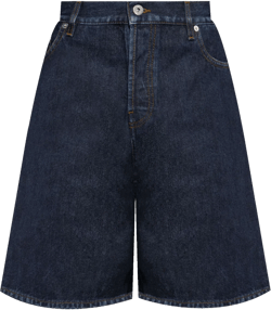 appliqué denim shorts