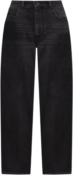 logo-patch denim jeans