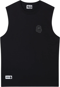 embroidered sleeveless vest