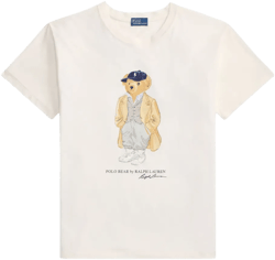 bear-graphic cotton T-shirt 
