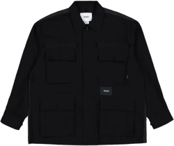 multi-pocket cotton shirt