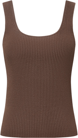 ribbed-knit tank top