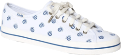 Keds<sup>®</sup> Women's Keds White Chicago Cubs Kickstart Repeat Logo Sneakers