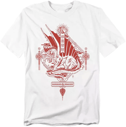 Big & Tall Dungeons And Dragons Year Of The Dragon Red Lantern T-Shirt