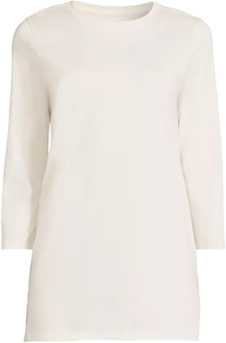 Women's 3/4 Sleeve Cotton Supima Tunic