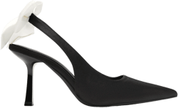BOWKNOT POINTED TOE SLINGBACK HEELS
