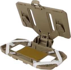 Plate Carrier Accessories Tactical Gear Molle Vest Phone Chest Mount Holder Agilite - Fits Screen Size 4.7"-6.7" Coyote Brown