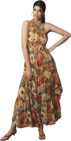 The Somerset Chiffon Maxi Dress