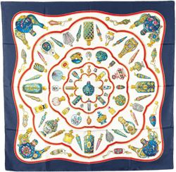 2010-2025 Qu Importe Le Flacon Silk Scarf scarves