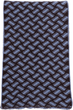 geometric-pattern cashmere scarf