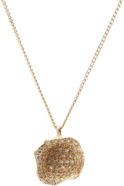 14kt yellow gold Hydra diamond necklace