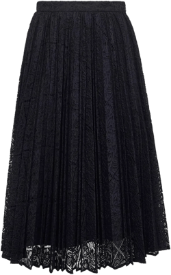 Leandro pleated midi skirt