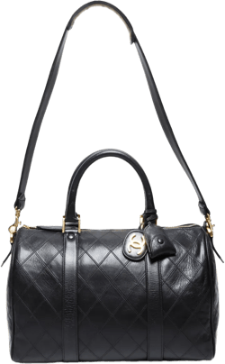 1989-1991 Boston diamond-quilted leather bag