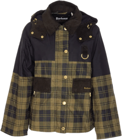 Elaine Tartan-check Zip-front Jacket In Multi