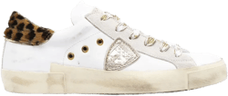 leopard-print heel-counter sneakers