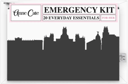 Madrid Spain Skyline Mini Wallet Emergency Kit - For Her