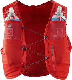 Salomon ADV HYDRA VEST 8 Running Hydration Pack Medium Fiery Red