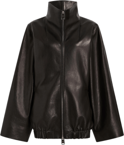 Garret Jacket in Black Leather
